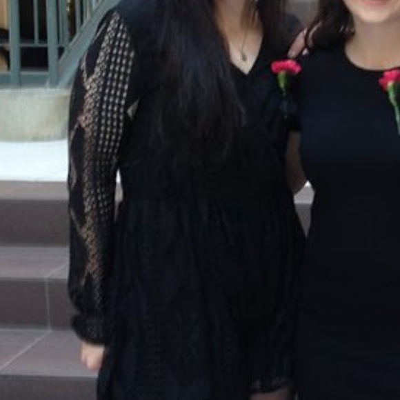 Sheer Sexy Black Lace Romper Playsuit Open Back - Picture 7 of 7